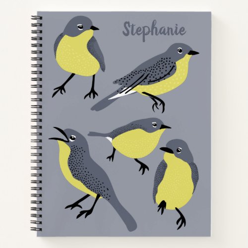 Kirtlands Warblers Bird Lovers Personalized Notebook