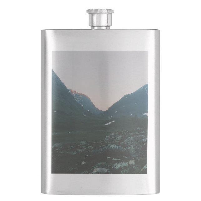 Kiruna Mountains  Flask (Front)