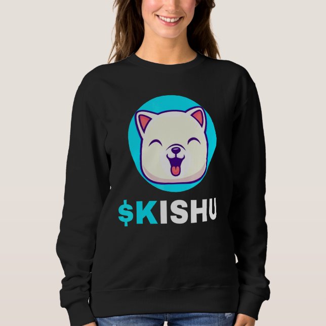 Kishu Kishu Inu Coin Token Crypto Sweatshirt (Front)