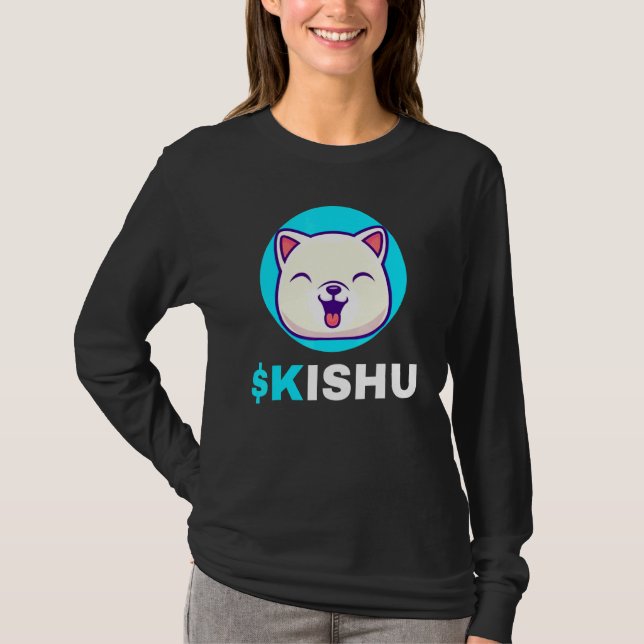 Kishu Kishu Inu Coin Token Crypto T-Shirt (Front)