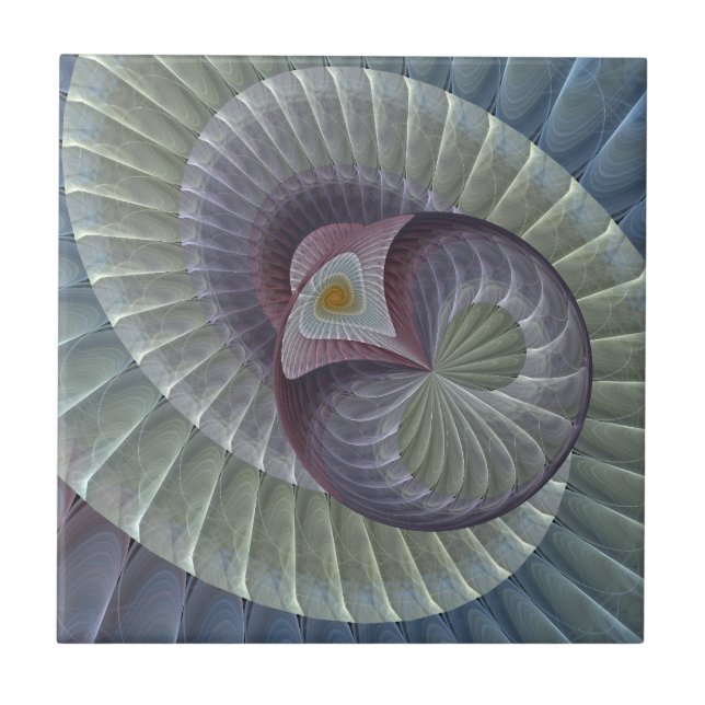 Kismet Abstract Pastel Sphere Ceramic Tile (Front)
