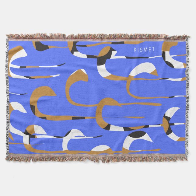 Kismet Beach Throw Blanket (Front)