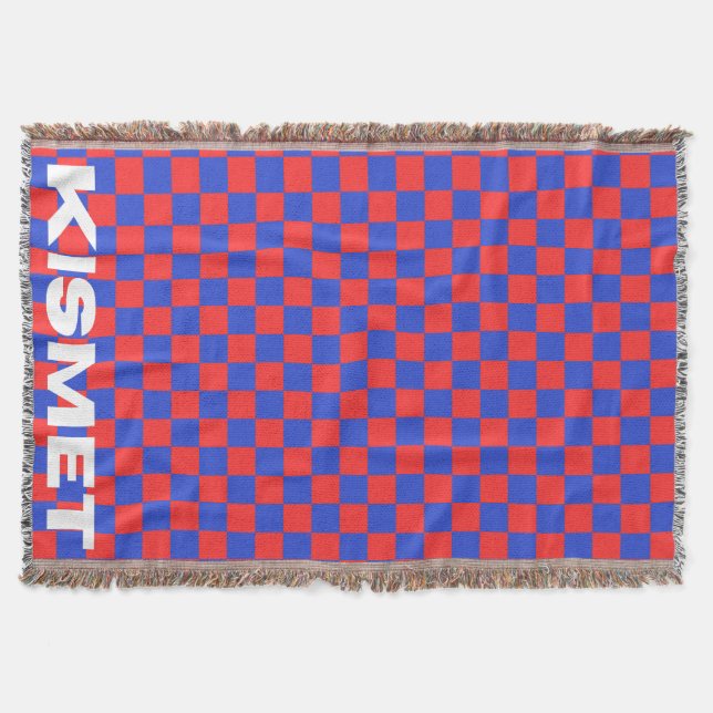 Kismet Check me out Throw Blanket (Front)