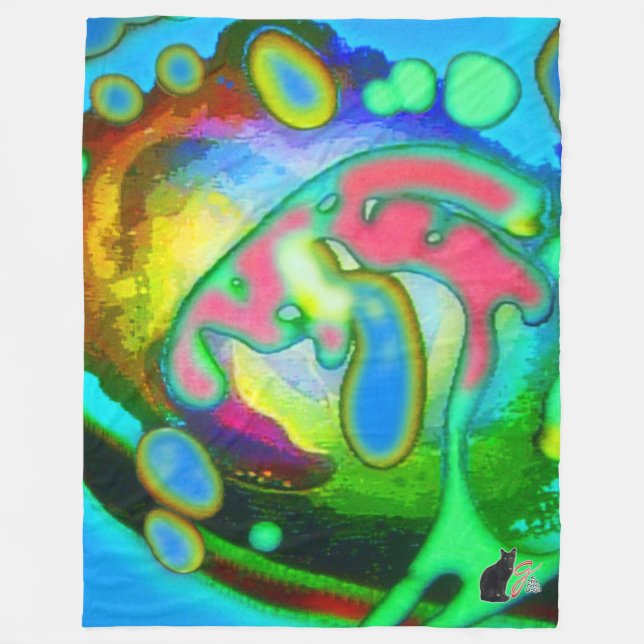 Kismet Embrace Fleece Blanket (Front)