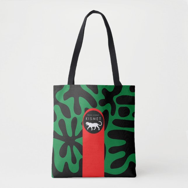 kismet green tote bag (Front)