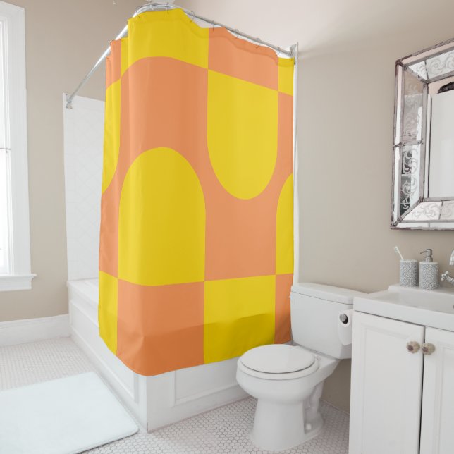 Kismet Sunny Shower Curtain (In Situ)