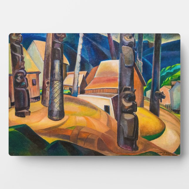 Kispiax Village | Emily Carr | Plaque (Front)