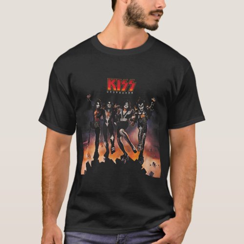 KISS  1976 Destroyer  T_Shirt