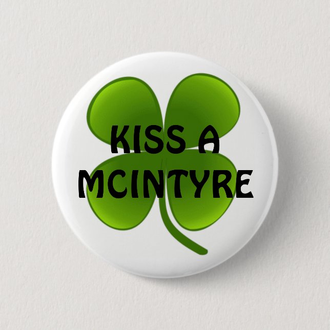 KISS A MCINTYRE BUTTON (Front)