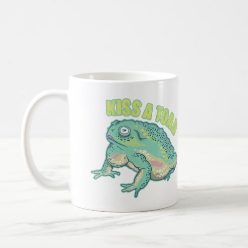 Kiss a toad coffee mug