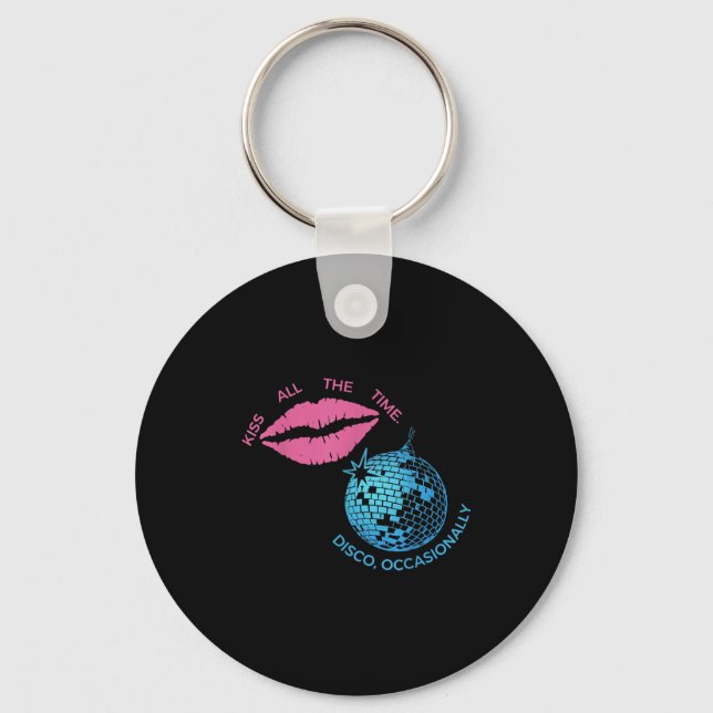 Kiss All Time Disco Occasionally Keychain (Front)