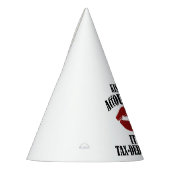 kiss an accountant funny CPA Party Hat (Left)