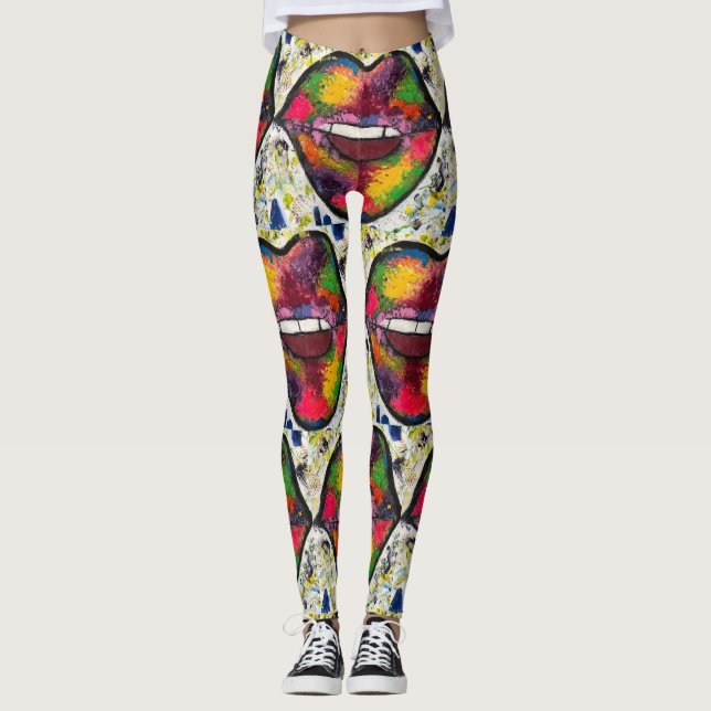Kiss Capri Leggings (Front)