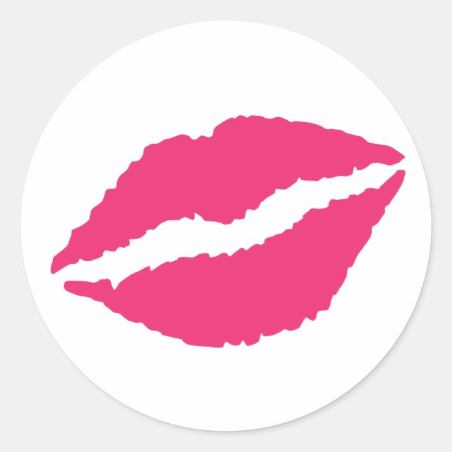 Kiss! Classic Round Sticker (Front)