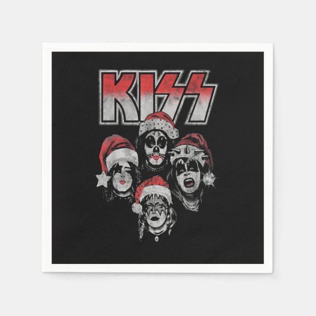 KISS - Detroit Rock Santa Napkins (Front)