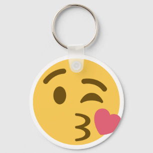 Kiss Emoji Keychain