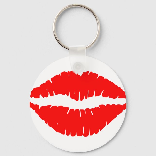 kiss Emoji Keychain (Front)