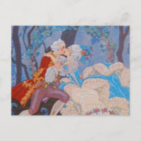 Kiss Fashion Plate ~ Postcard / Invitations