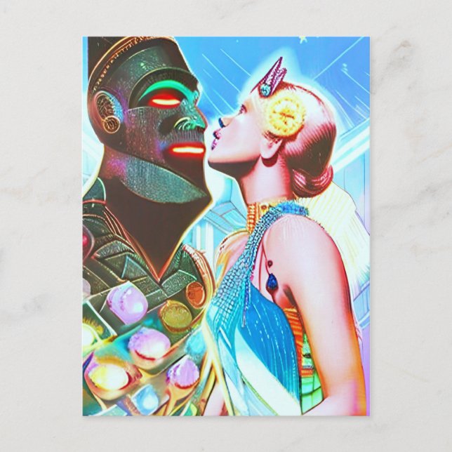 Kiss For a Star Kingdom Psychedelic Dream Pop  Postcard (Front)
