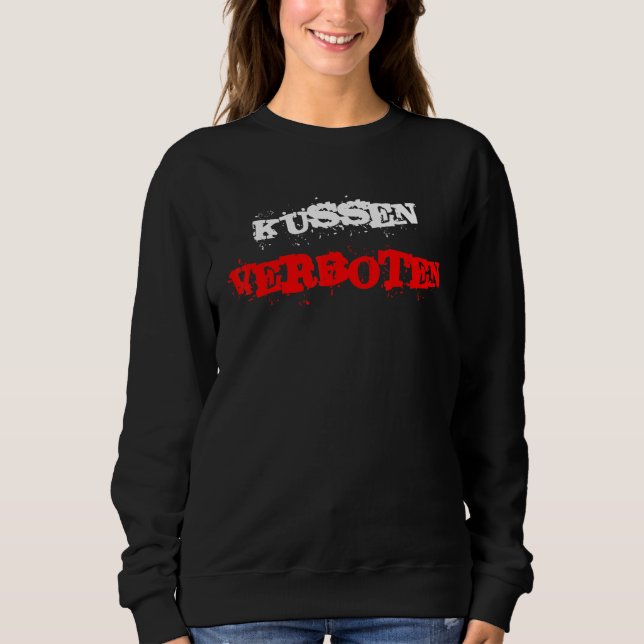 Kiss Forbidden Schmatzer Love Cuddling Sweatshirt (Front)