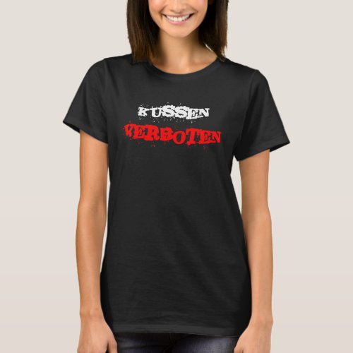 Kiss Forbidden Schmatzer Love Cuddling T_Shirt