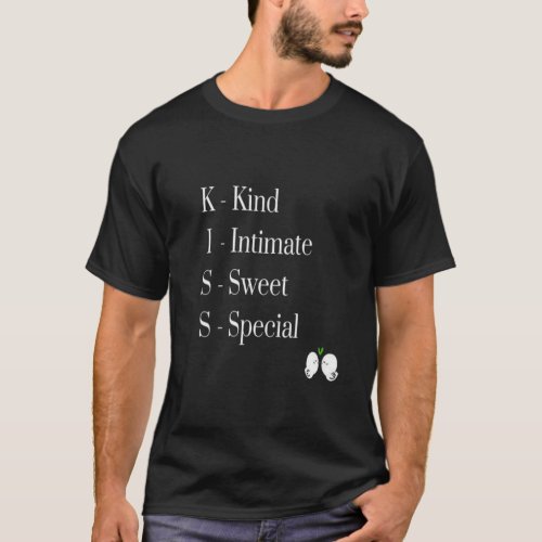 Kiss full form romantic - Cherish T-shirt