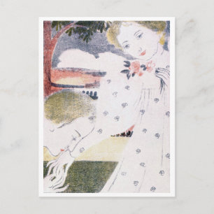 Kiss Her Hand, Maurice Denis Postcard
