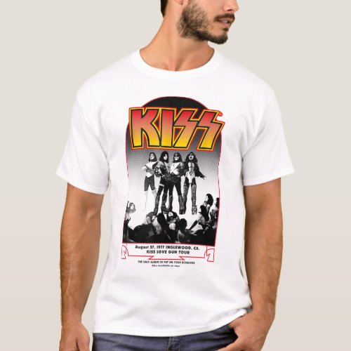 KISS  Inglewood 1977  T_Shirt