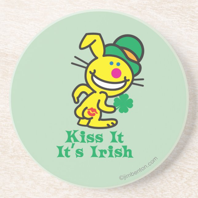 Kiss It Drink Coaster (Front)