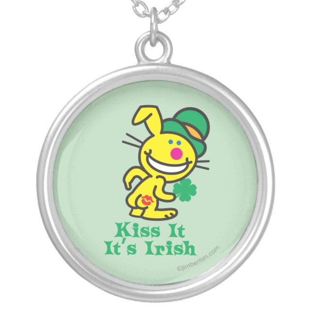 Kiss It Silver Plated Necklace (Front)