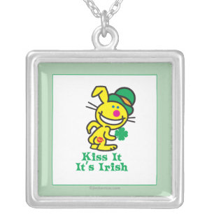 Kiss It Silver Plated Necklace