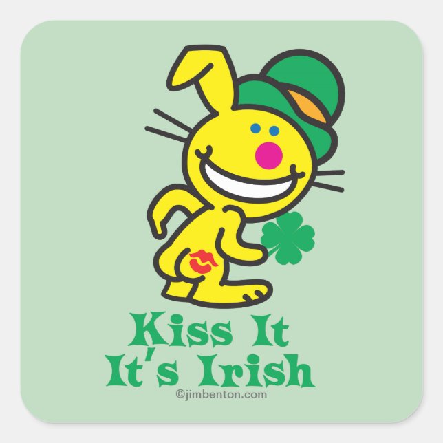 Kiss It Square Sticker (Front)