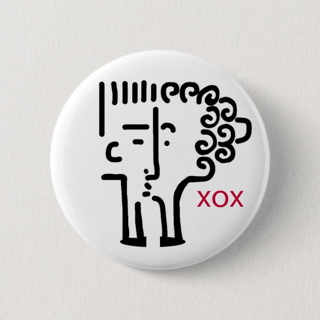 Kiss kiss button (Front)