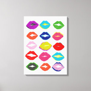 Kiss Kiss Canvas Print