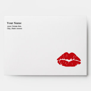 Kiss Kiss Greeting Envelope