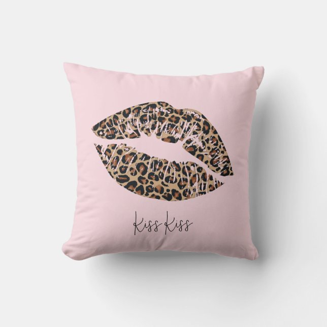 ⭐Kiss Kiss Throw Pillow (Front)