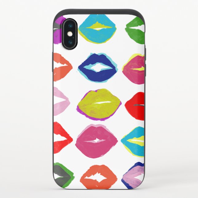 Kiss Kiss Uncommon iPhone Case (Back)