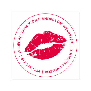 Stamps by Impression ST 0450 Lips Kiss Rubber Stamp 1 x 1.75