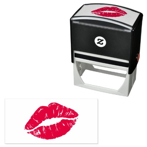 Kiss Lip Self_inking Stamp