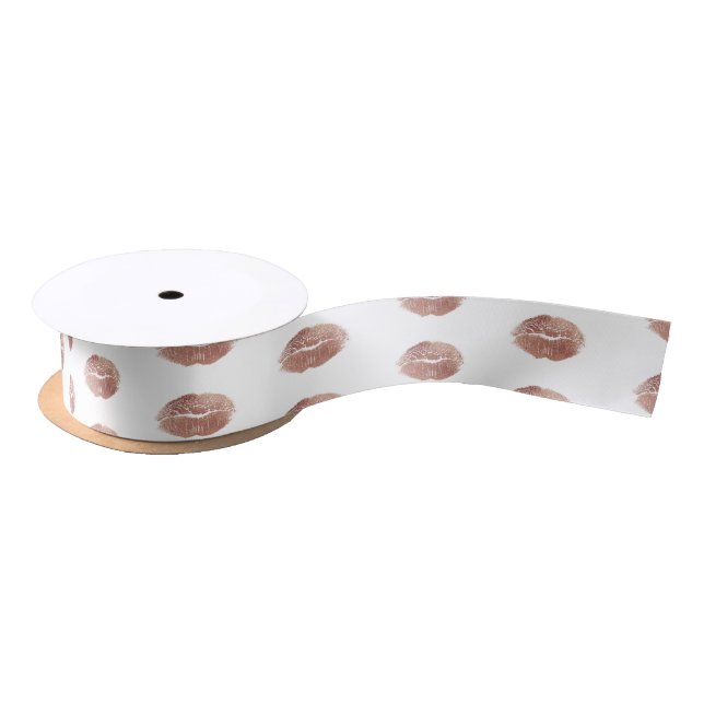 Kiss Lips Bridal Shower Ribbon (Spool)