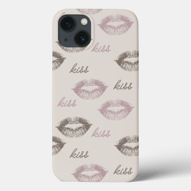 Kiss Lips Case-Mate iPhone Case (Back)