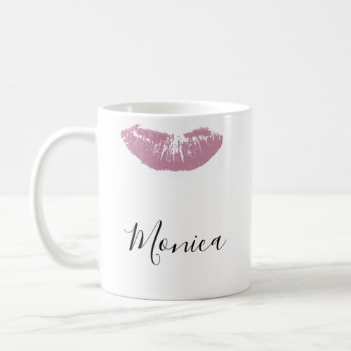 Kiss Lips Lipstick Personalized Mug