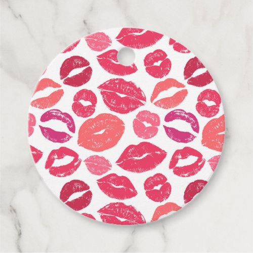 Kiss Lips Love Favor Tags