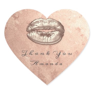 Kiss Lips Rose Pink Heart Makeup Blush 16th Thank Heart Sticker Kiss Lips Rose Pink Heart Makeup Blush 16th Thank Heart Sticker