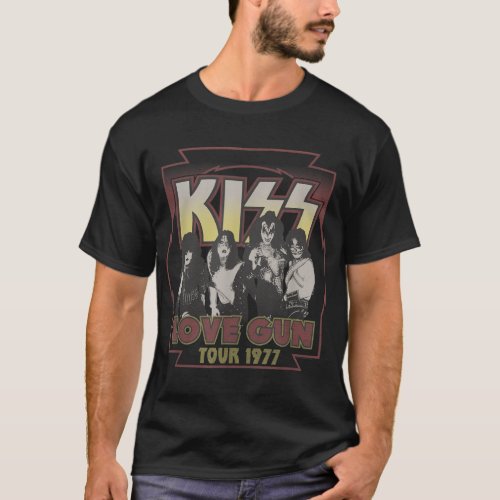 KISS  Love Gun Tour 1977  T_Shirt