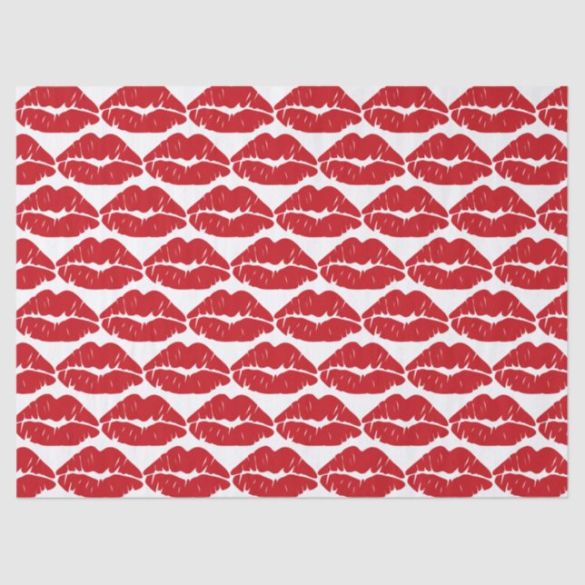 Kiss Love Kisses Tissue Paper (Front)