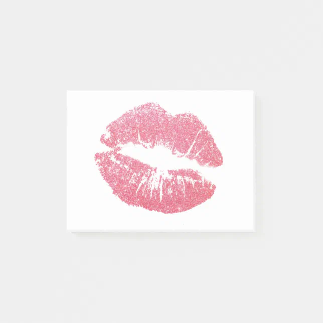 Kiss Mark Lips Post-it Notes | Zazzle