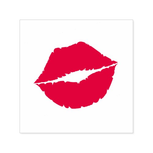 Kiss Mark Red Lips Self_inking Stamp