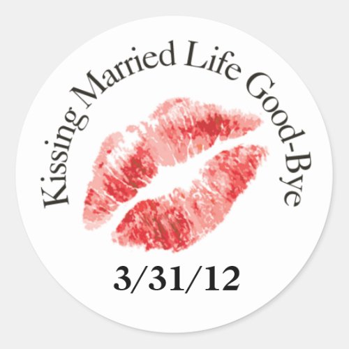 Kiss Married Life Good_Bye Stickers