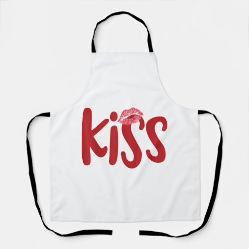 Kiss Marry Kill Girls Group Trio KISS Costume Red  Apron